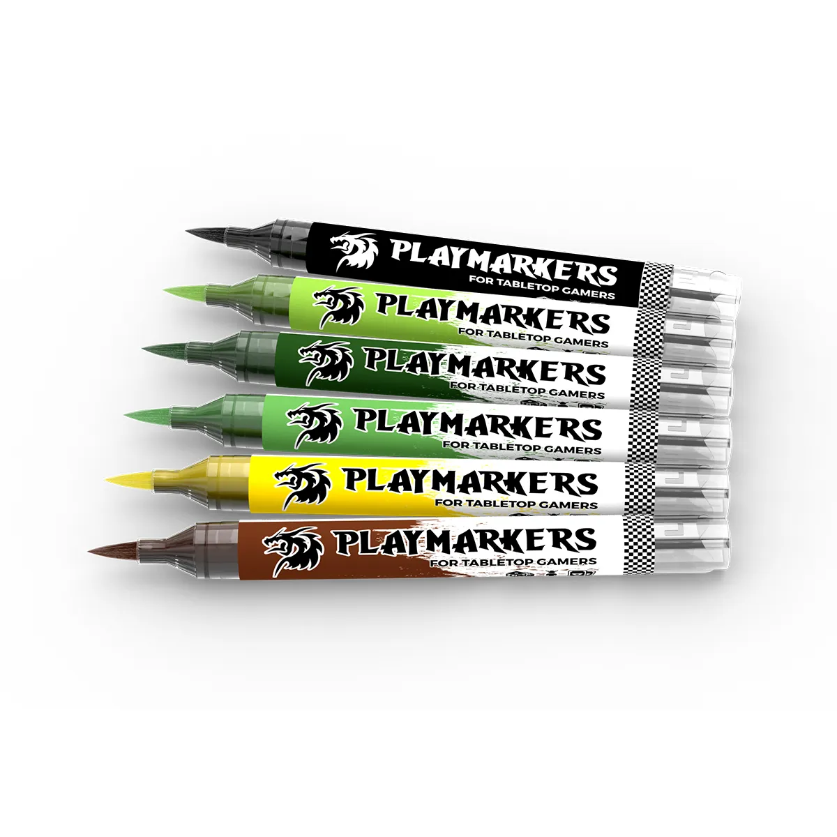 Des Tranchées Playmarkers Orcs et Gobelins feutres acryliques x6