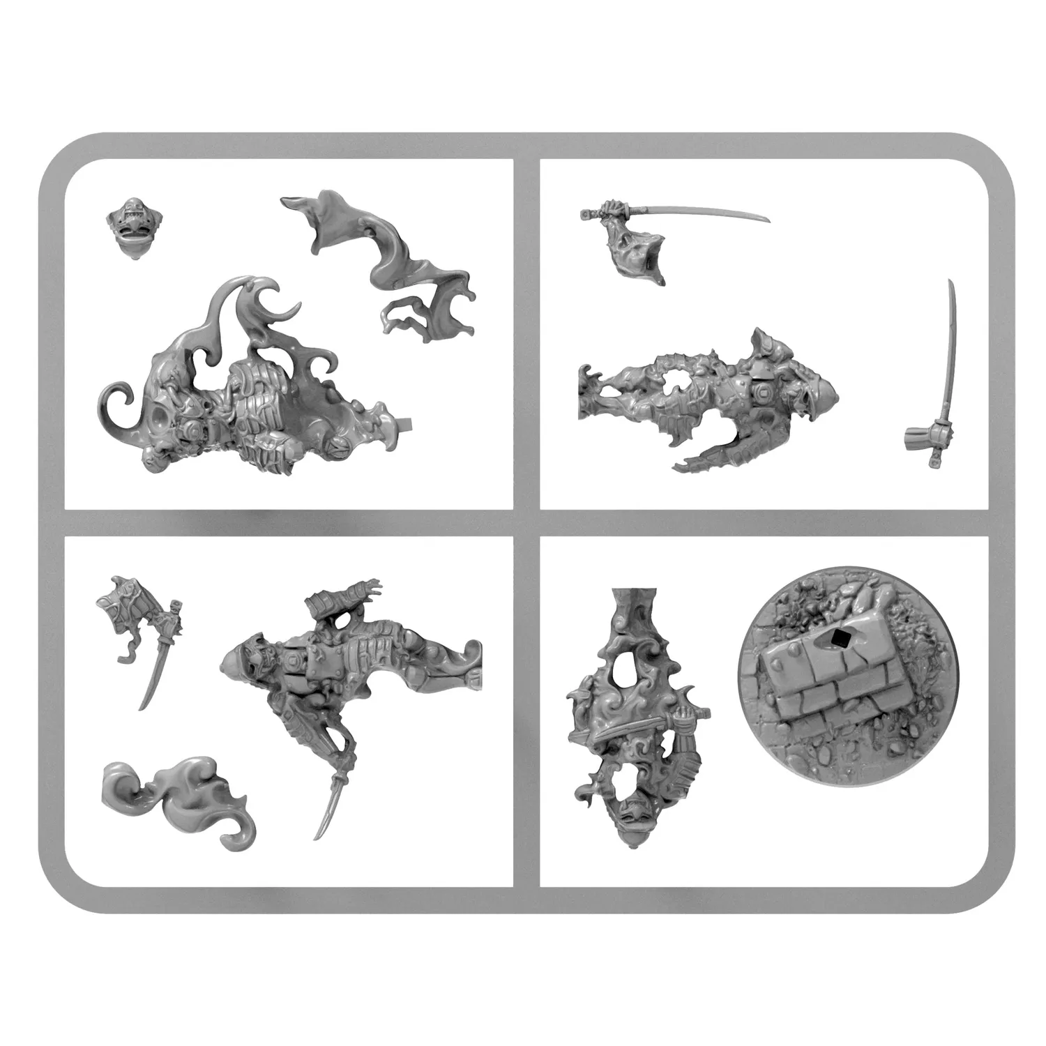 Bolt Action Konflikt '47 Kimura Tadaaki Scourge of the Spirit Realm figurines