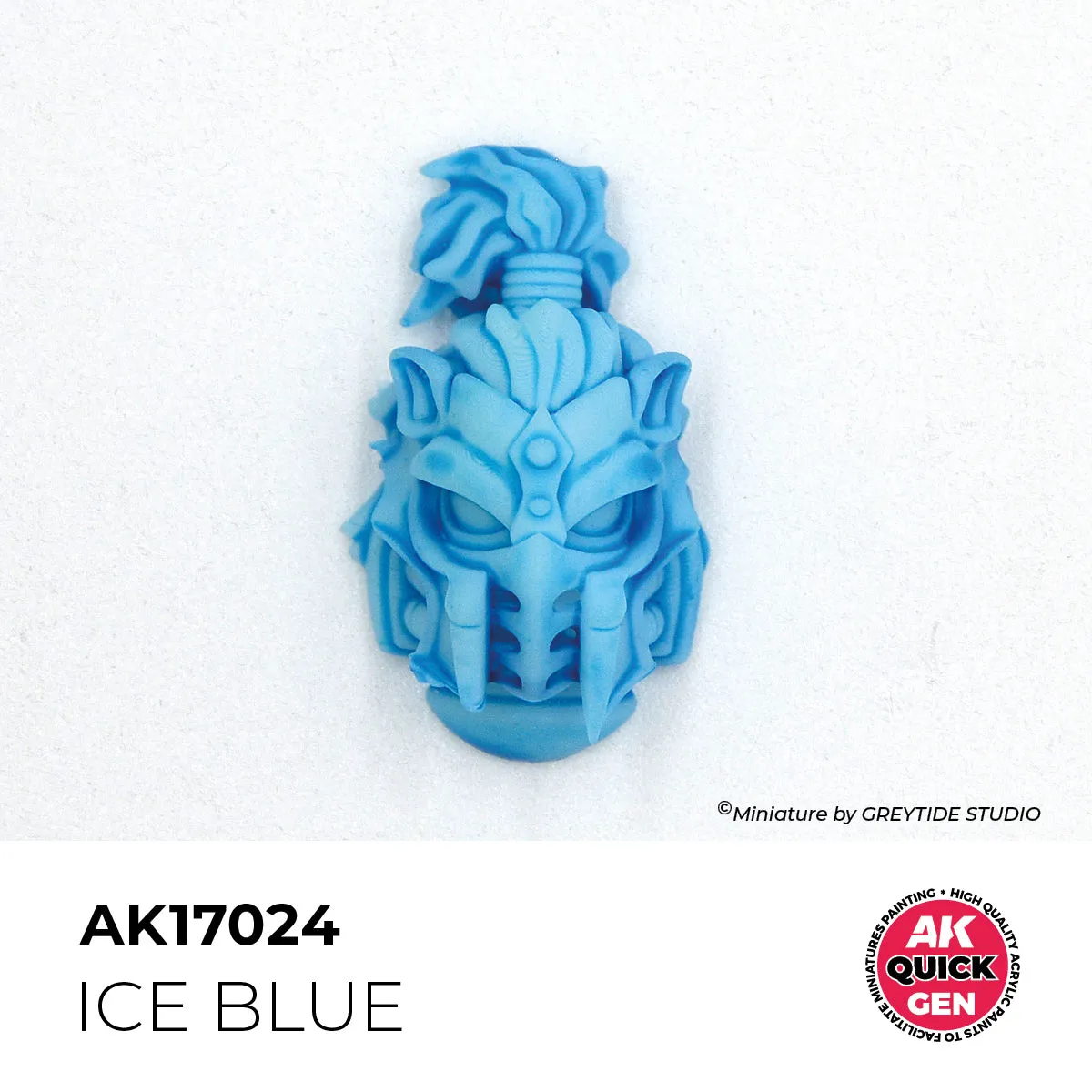 AK Interactive QuickGen Ice Blue peinture acrylique 17 ml bleu contrasté