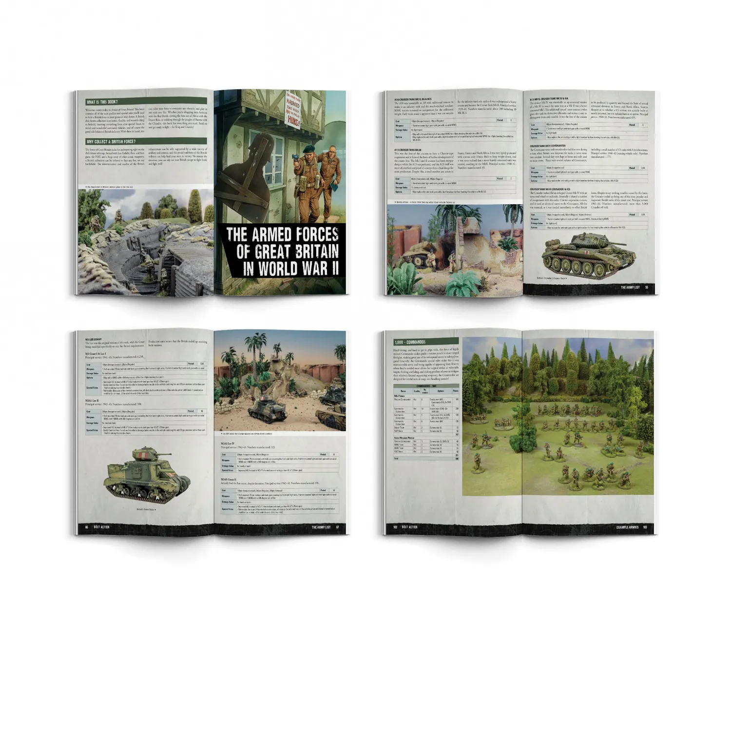 Bolt Action Armies of Great Britain livre + figurine Brunt
