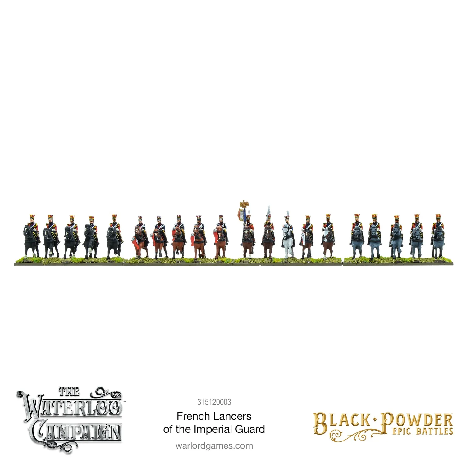 Bolt Action Black Powder Epic Battles Waterloo French Lancers of the Imperial Guard cavalerie