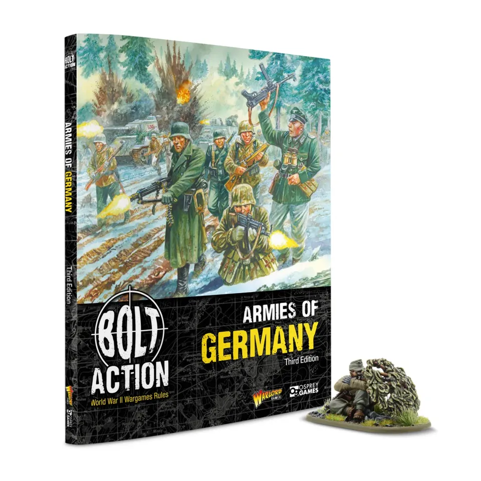 Bolt Action Armies of Germany livre d'armée + figurine Sepp