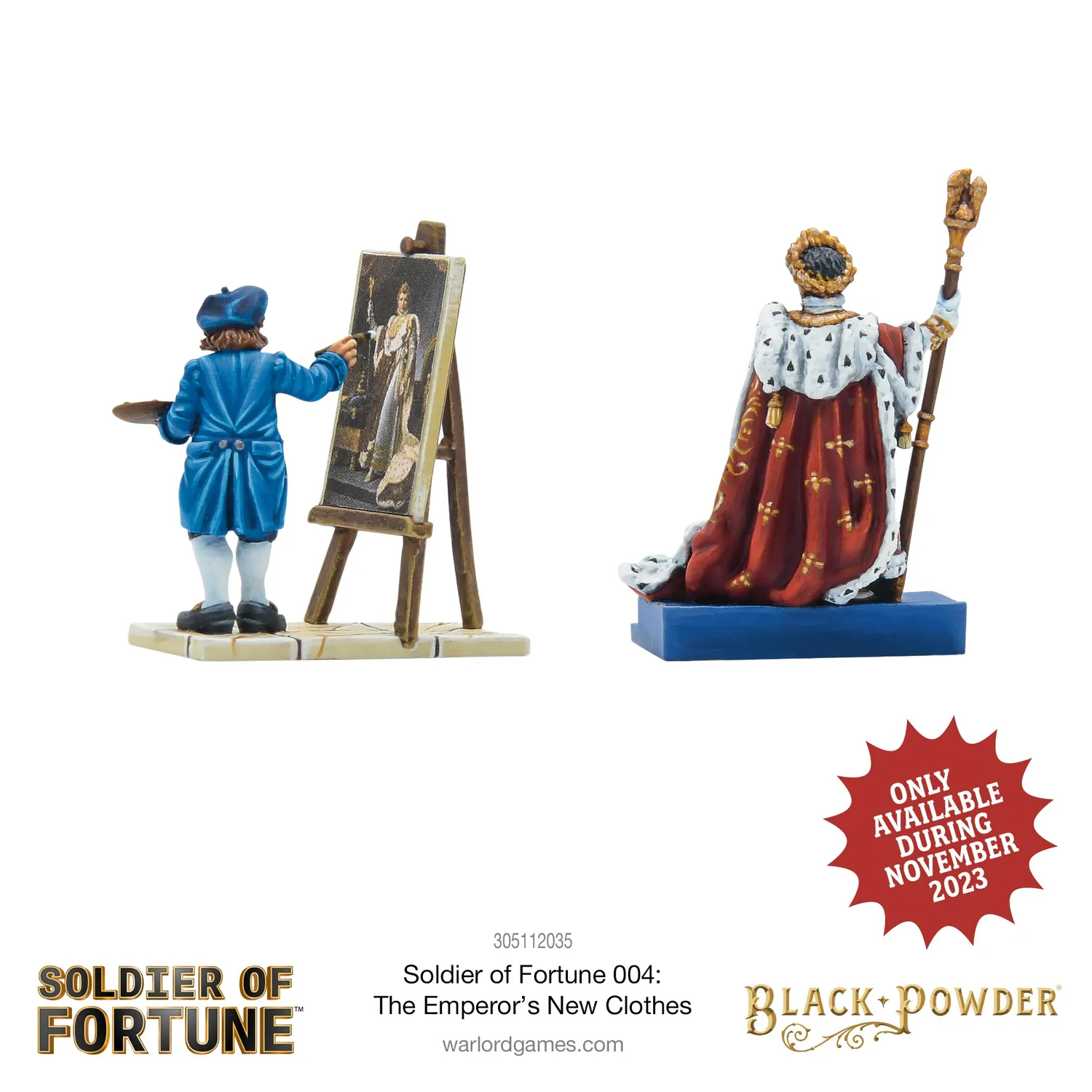 Bolt Action Soldier of Fortune 004 The Emperor’s New Clothes figurine métal