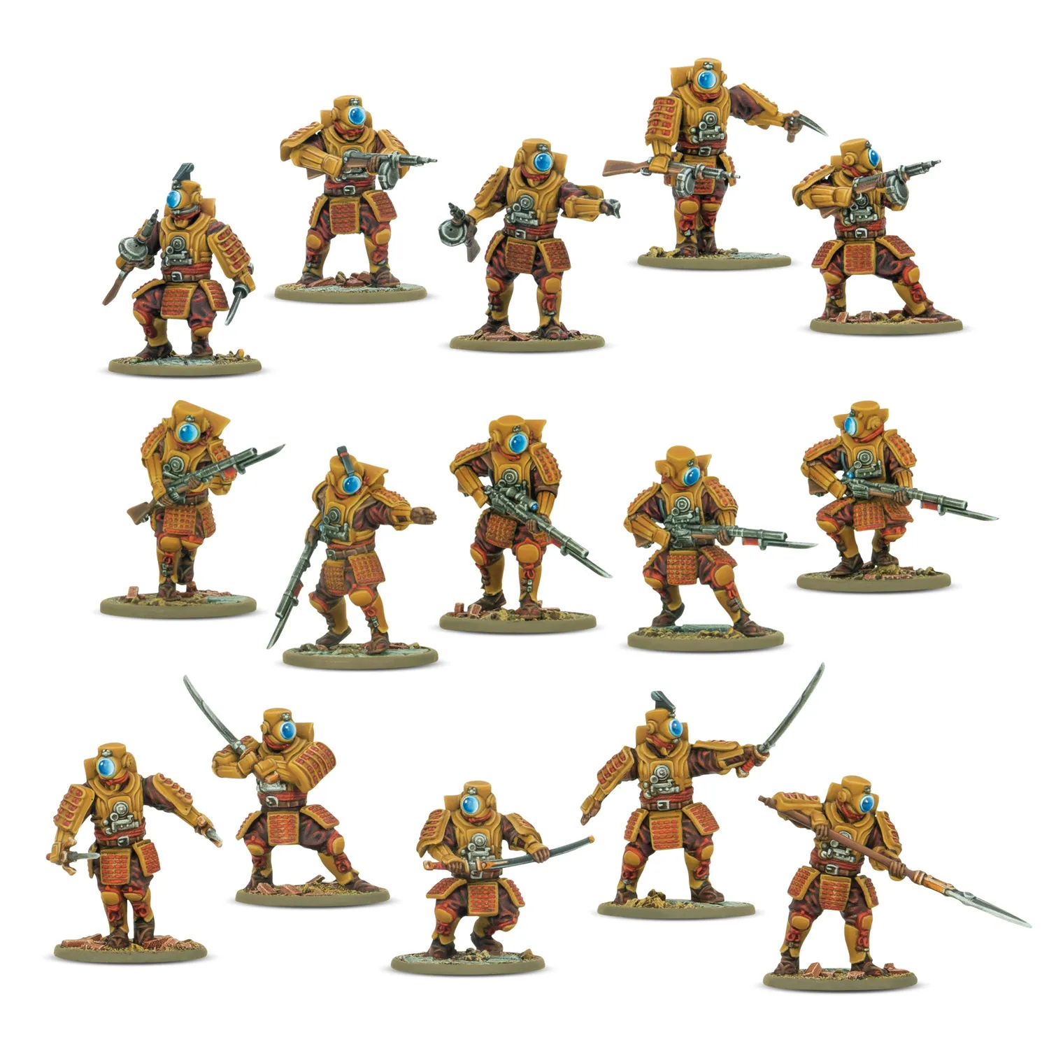 Bolt Action Konflikt ’47 Ghost Infiltration Platoon figurines japonaises plastique