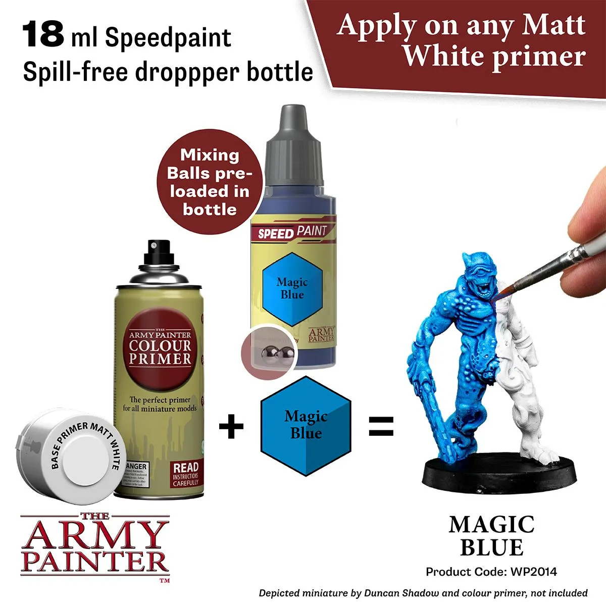 Bolt Action Speedpaint Magic Blue peinture acrylique bleue