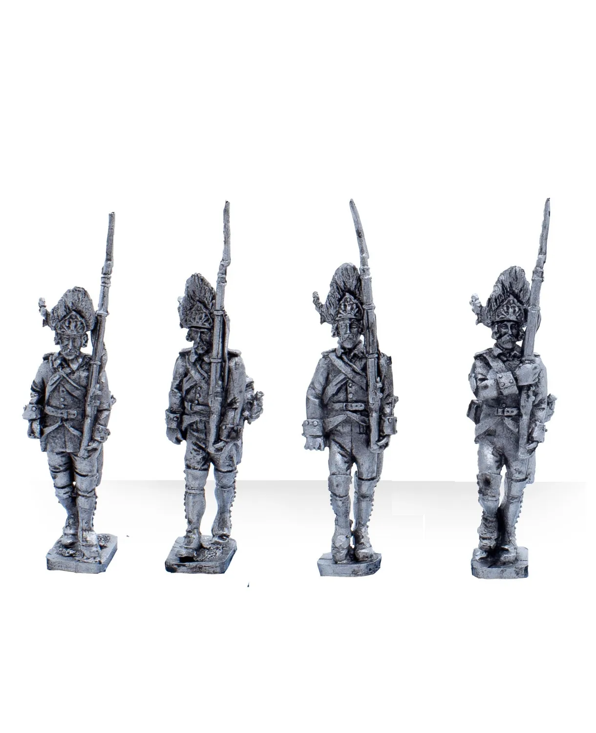 Bolt Action Black Powder Austrian Grenadiers Marching figurines métal