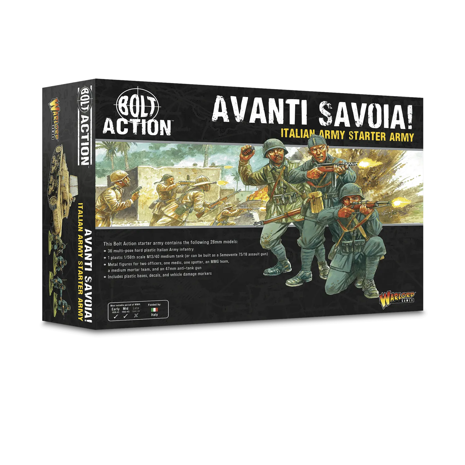 Warlord Games Bolt Action Avanti Savoia armée italienne