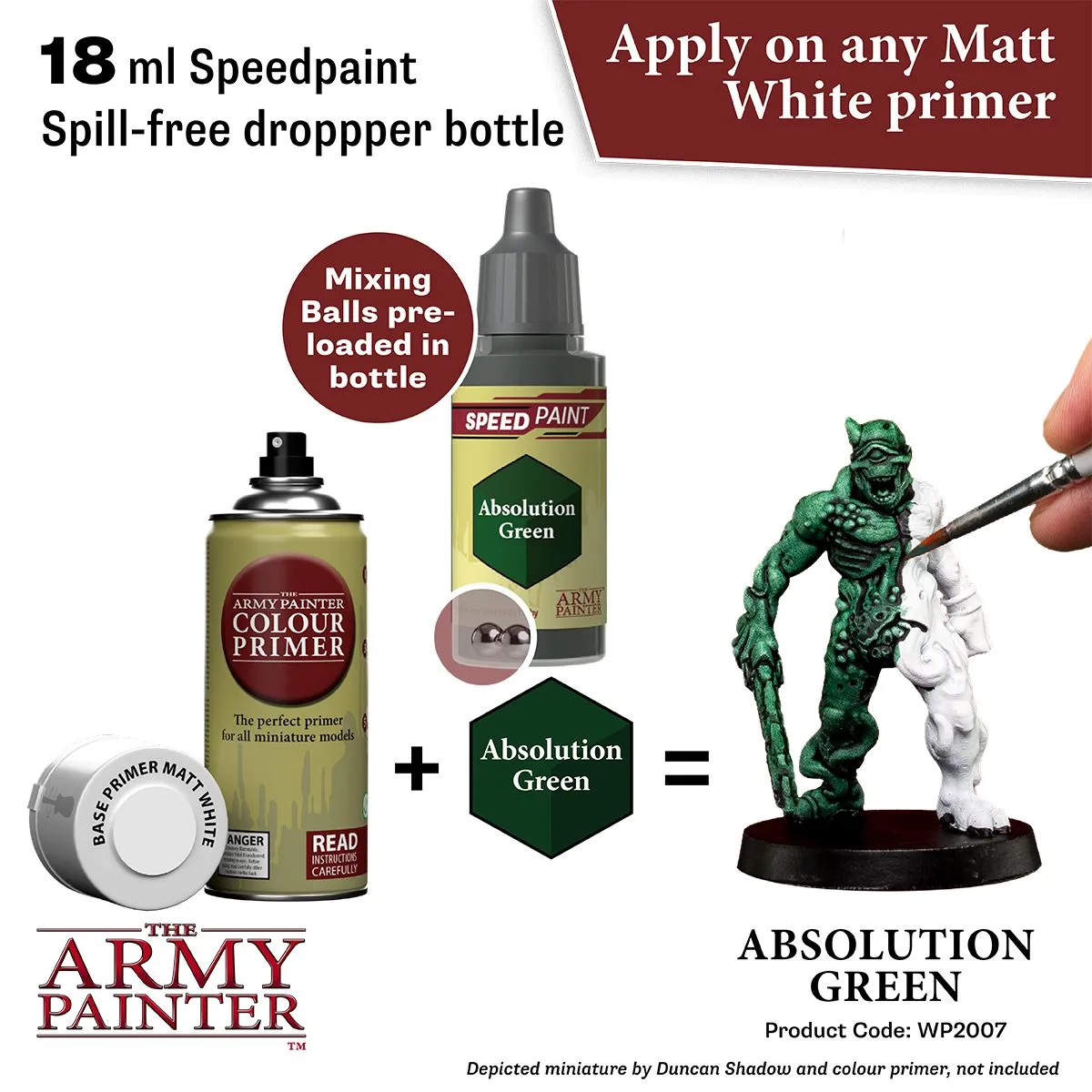 Army Painter Speedpaint Absolution Green peinture 18ml vert
