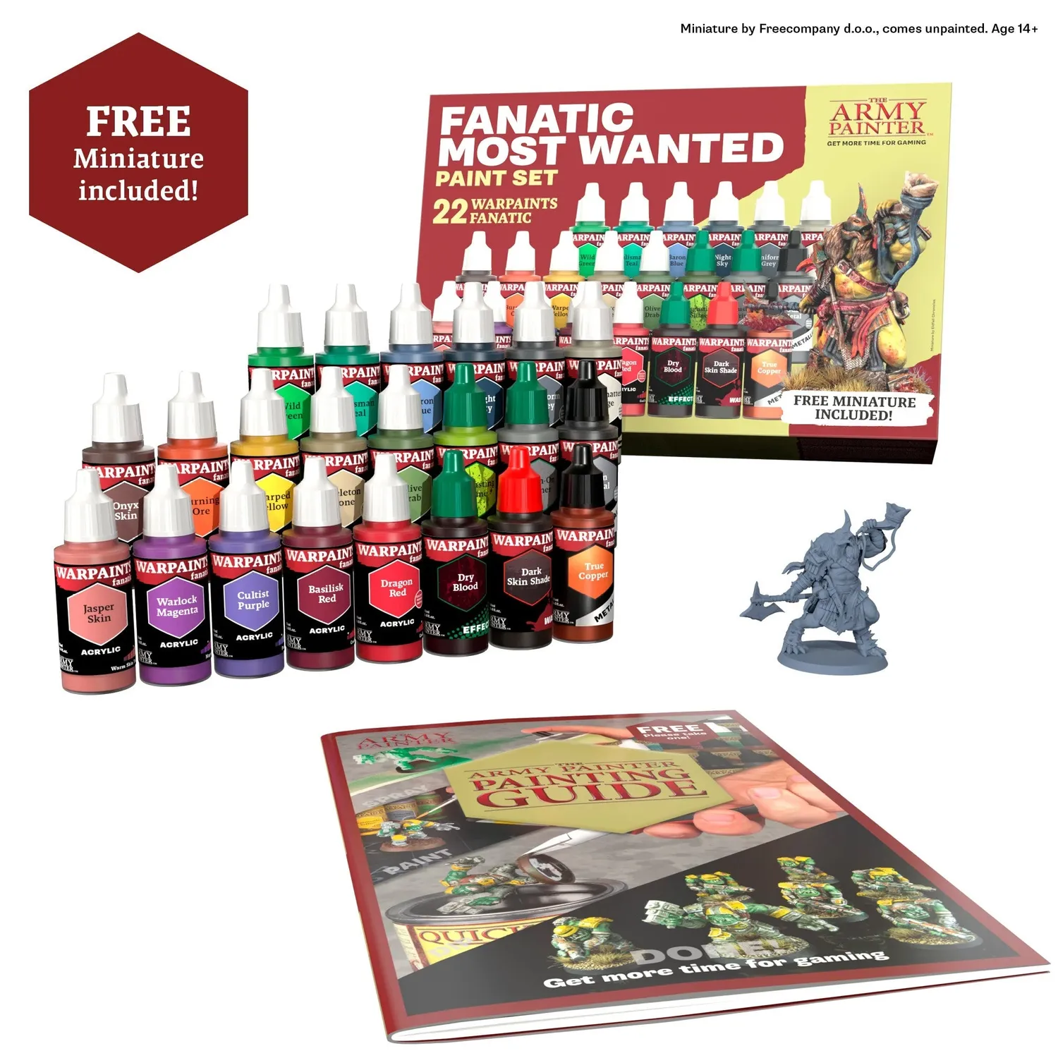 The Army Painter Warpaints Fanatic Most Wanted set peinture 22 couleurs
