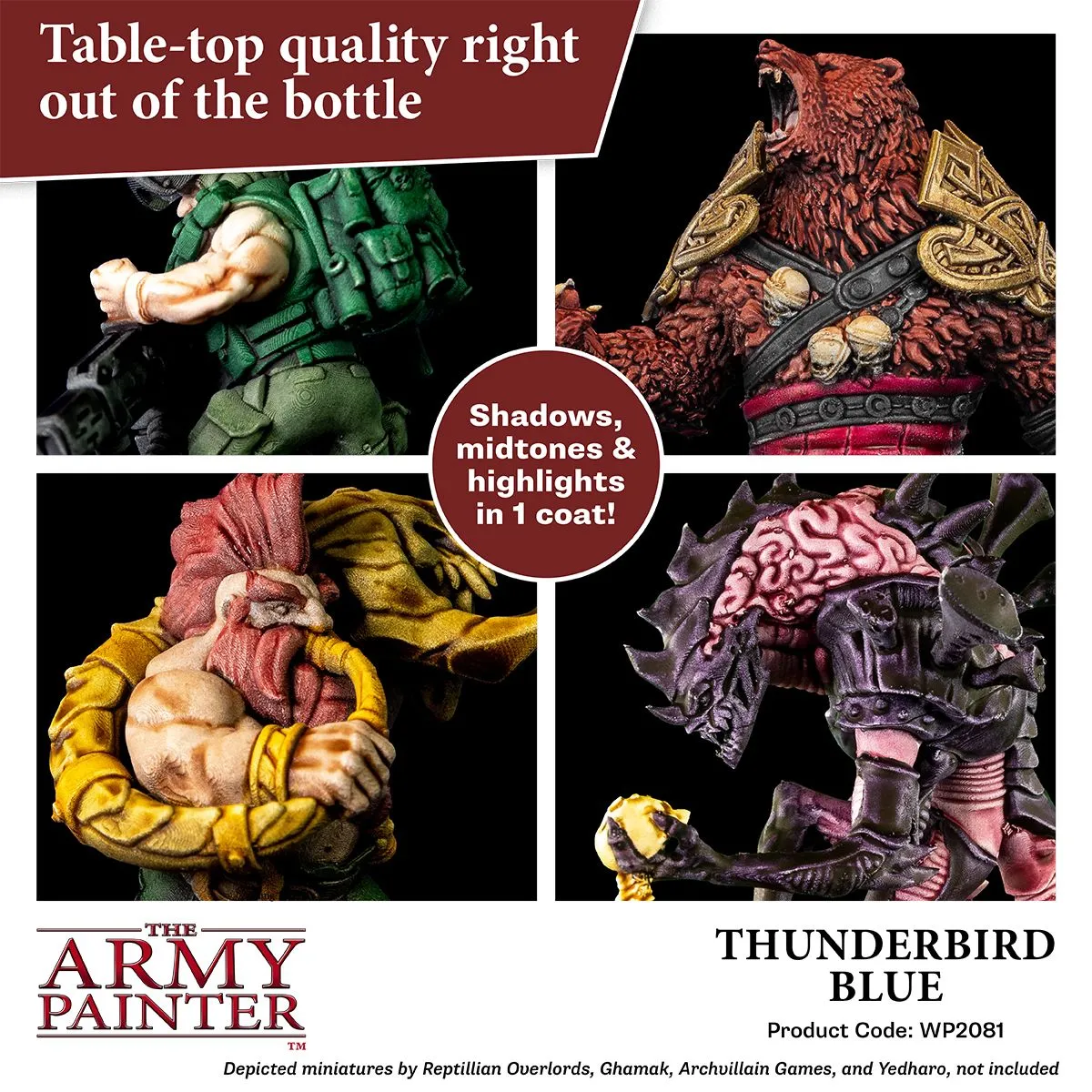 Bolt Action Speedpaint Thunderbird Blue peinture figurines bleu 18 ml