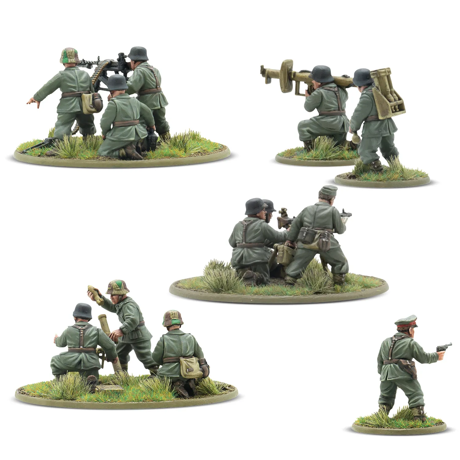 Bolt Action German Heavy Weapons Platoon boîte armes lourdes plastique