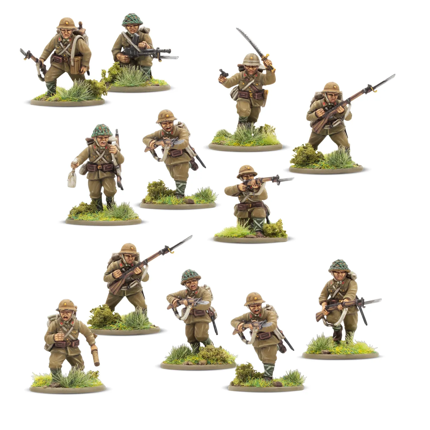 Bolt Action Starter Set Island Assault Third Edition boîte de jeu plastique