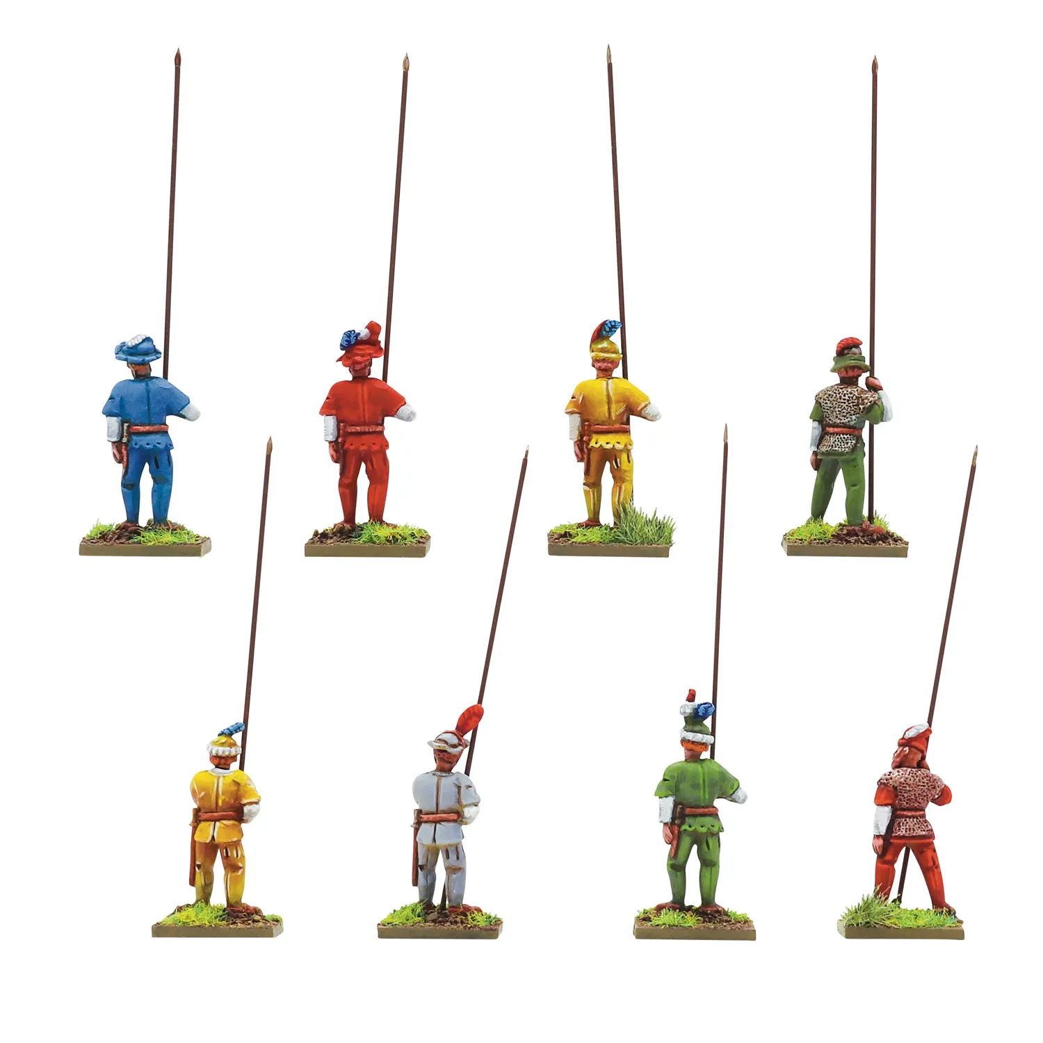 Warlord Games Pike & Shotte Suisses piquiers garde x8 métal