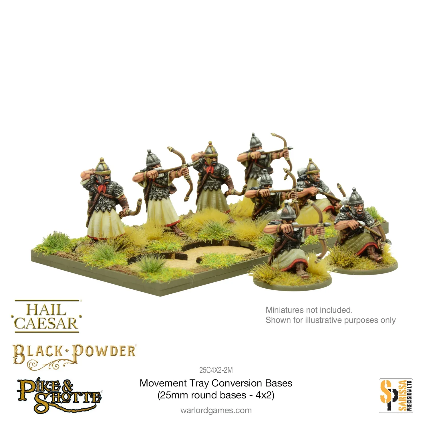 Bolt Action Movement Tray 25mm plateau 4x2 MDF