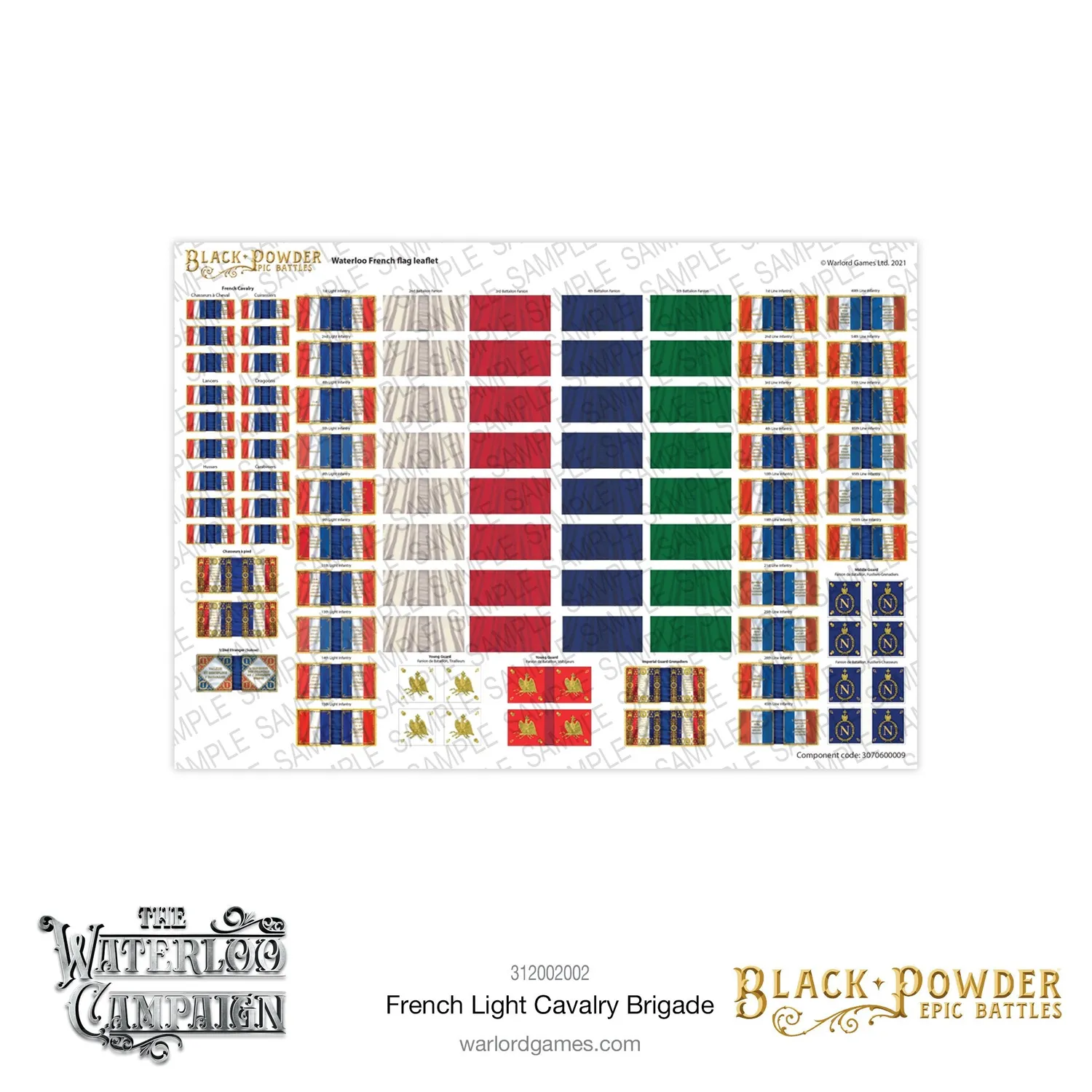 Warlord Games Black Powder Epic Waterloo brigade cavalerie légère coffret plastique