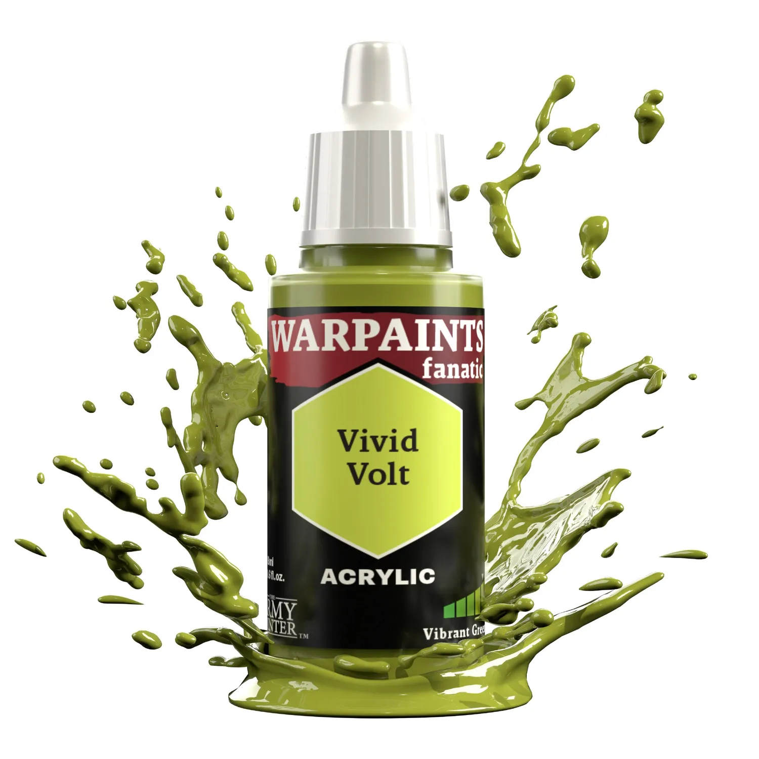 Army Painter Warpaints Fanatic Vivid Volt peinture 18ml fluo