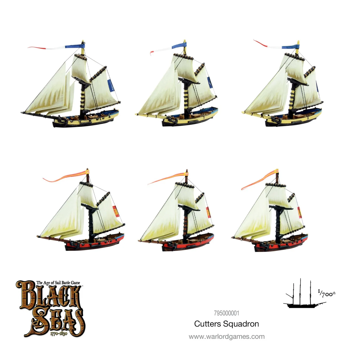 Bolt Action Black Seas Cutters Squadron escadre cotres