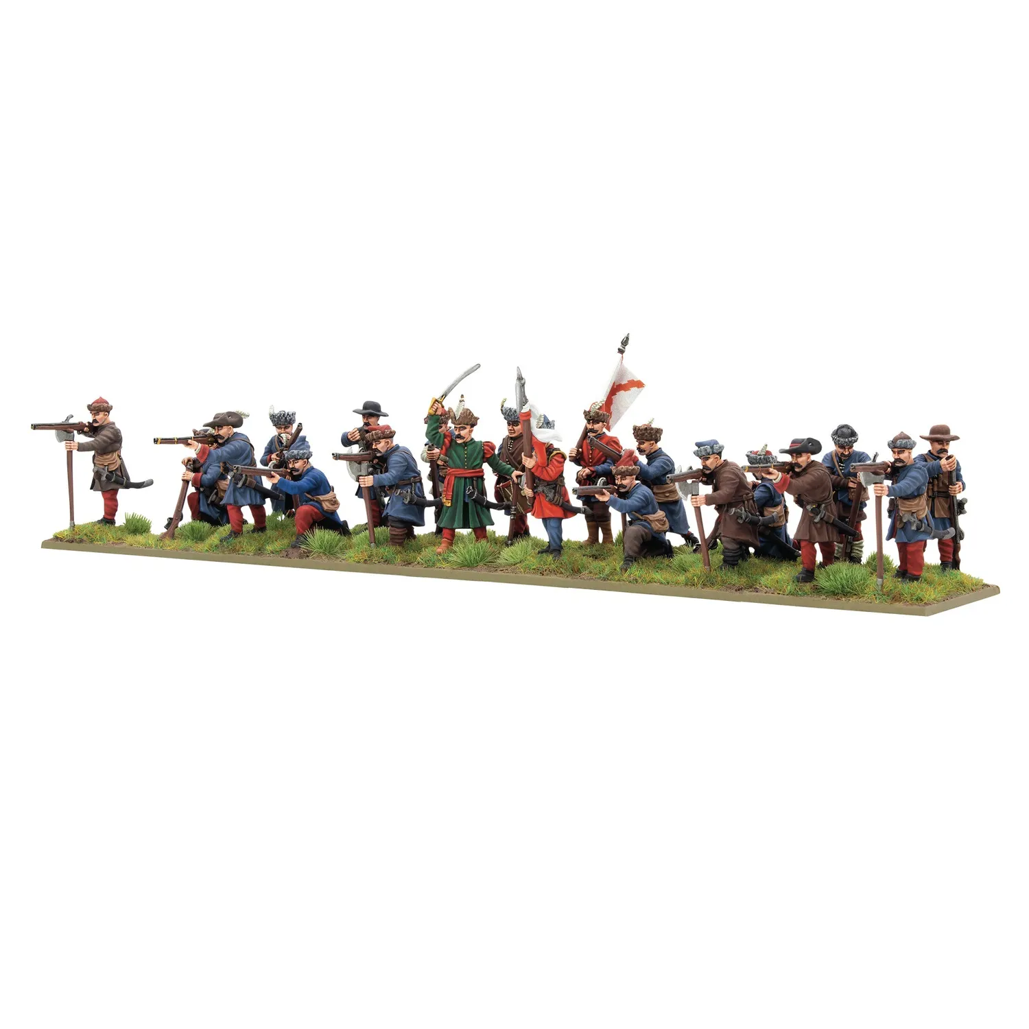 Pike & Shotte Polish-Lithuanian Commonwealth later infantry with muskets figurines métal