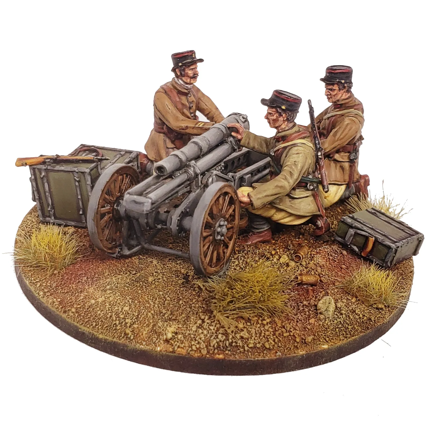 Des Tranchées aux Barricades Canon montagne 65mm fichier STL 28mm