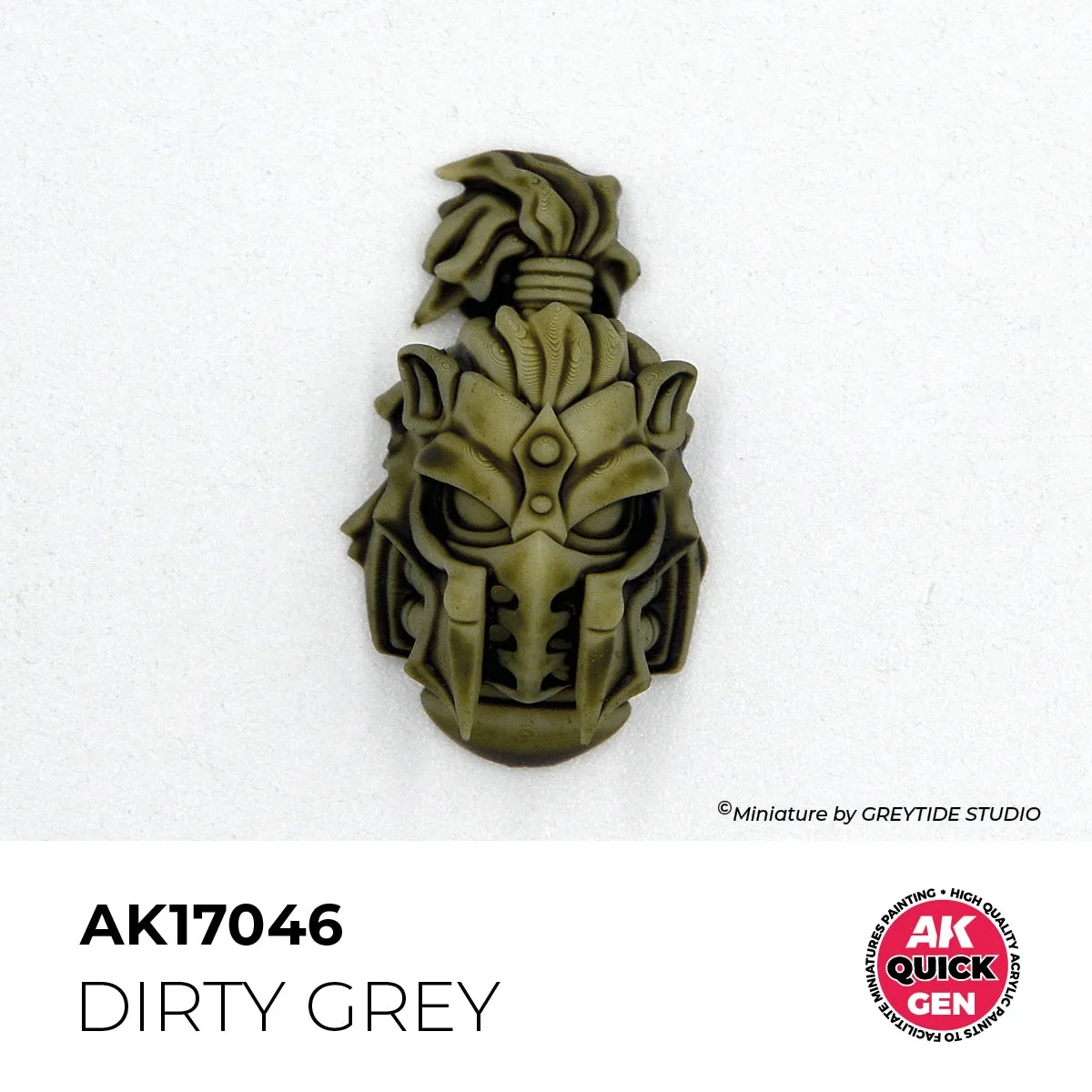 Bolt Action AK Interactive QuickGen Dirty Grey peinture acrylique 17 ml gris