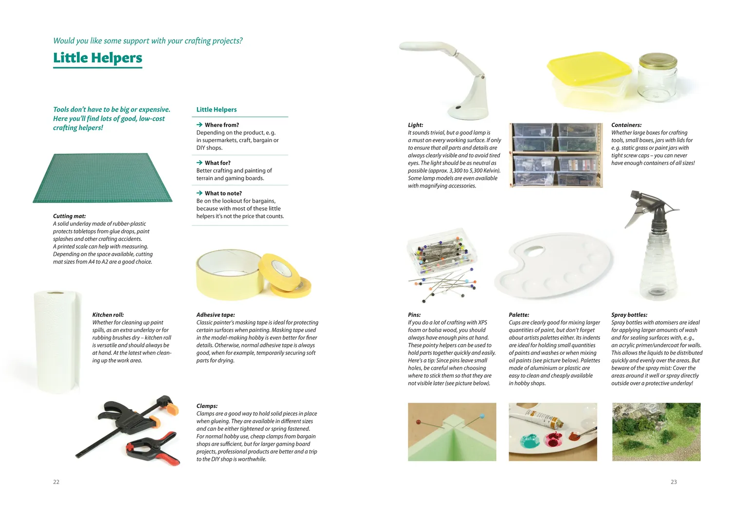 Tabletop Workshop Terrain Tools & Materials livre 96 pages