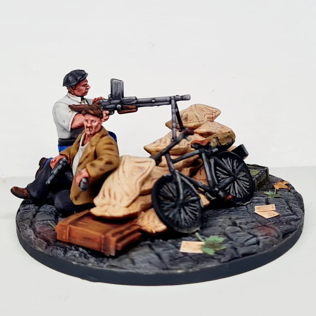 Des Tranchées Insurgés Parisiens FFI fichiers STL 28mm 13 figs