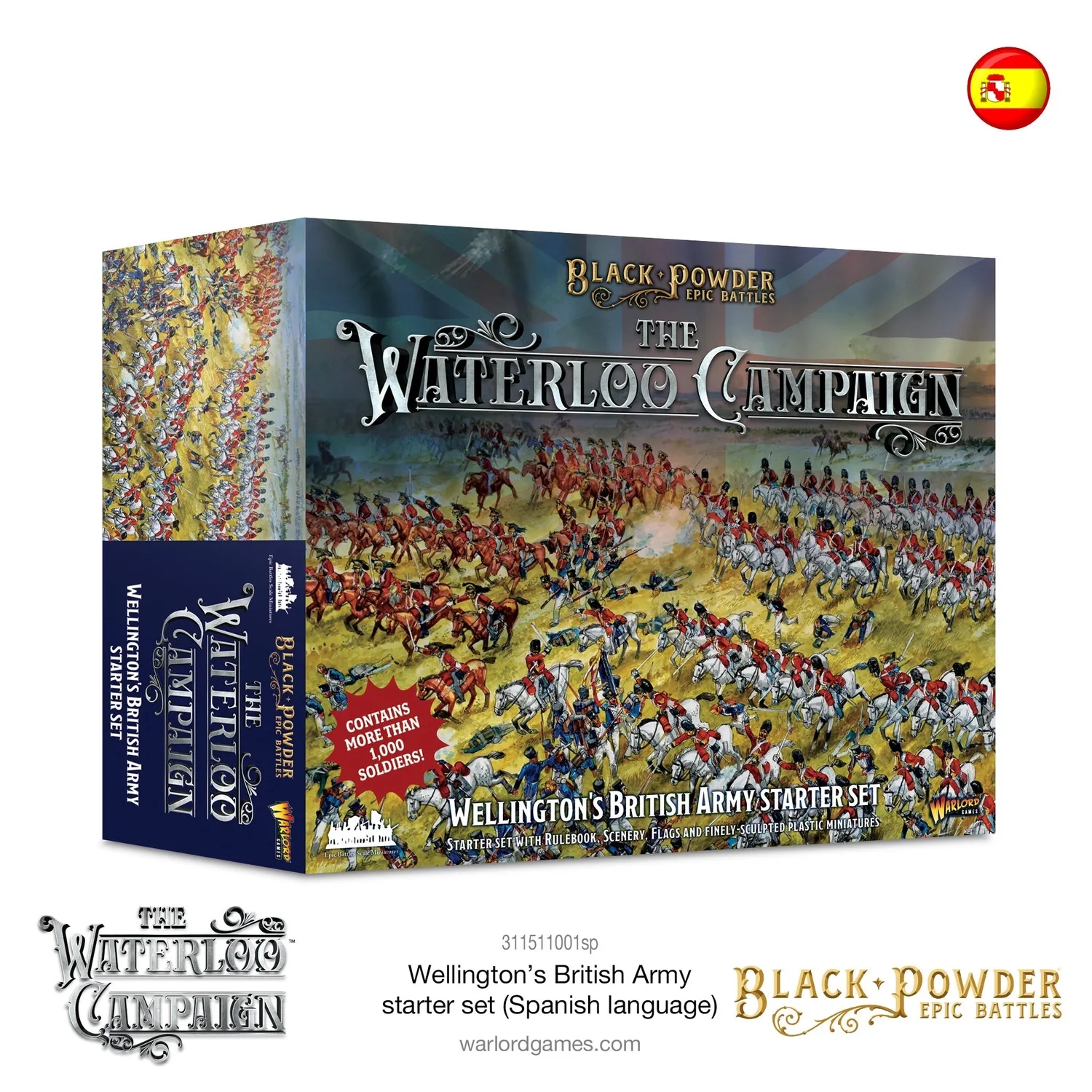 Black Powder Epic Battles Waterloo Wellington's British Army starter set plastique