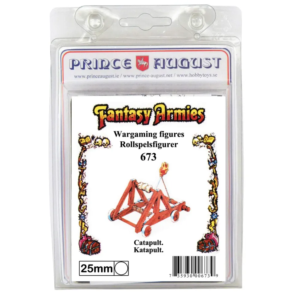 Prince August Fantasy Armies Moule de Casting Hobby Catapulte PA673 25 mm métal