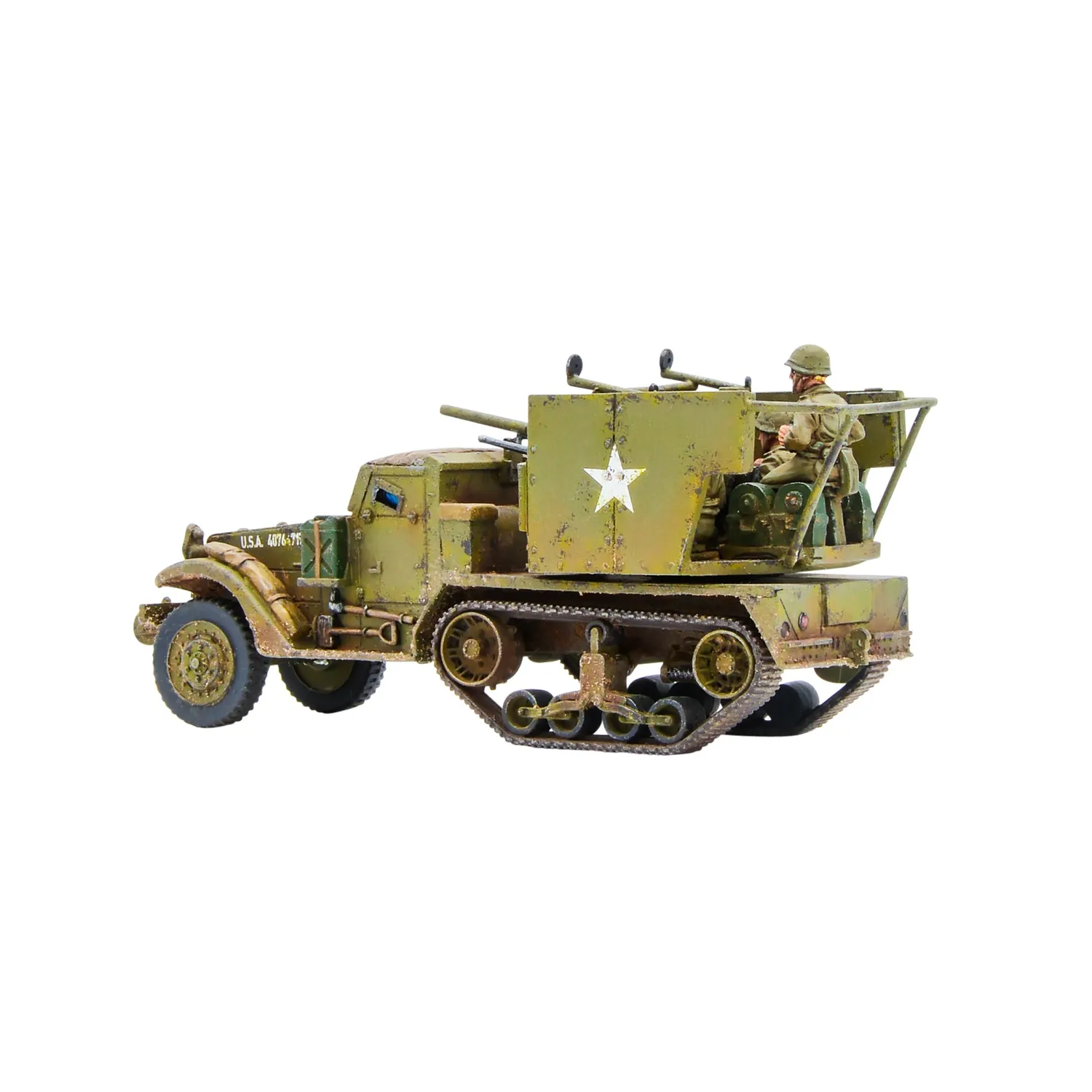 Bolt Action M15 Multiple Gun Motor Carriage véhicule antiaérien