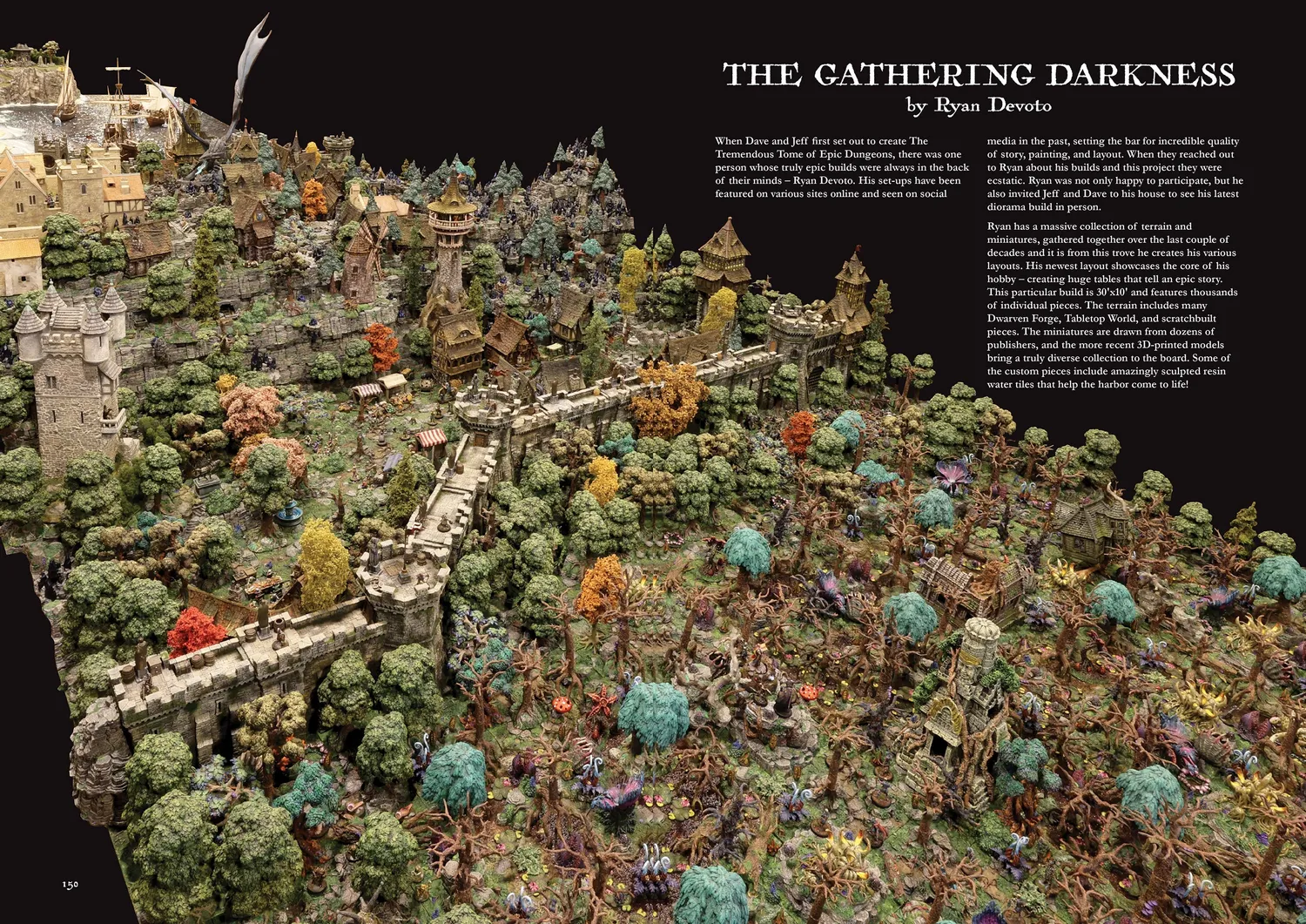 Dave Taylor Miniatures Tremendous Tome Epic Dungeons livre relié 160 p