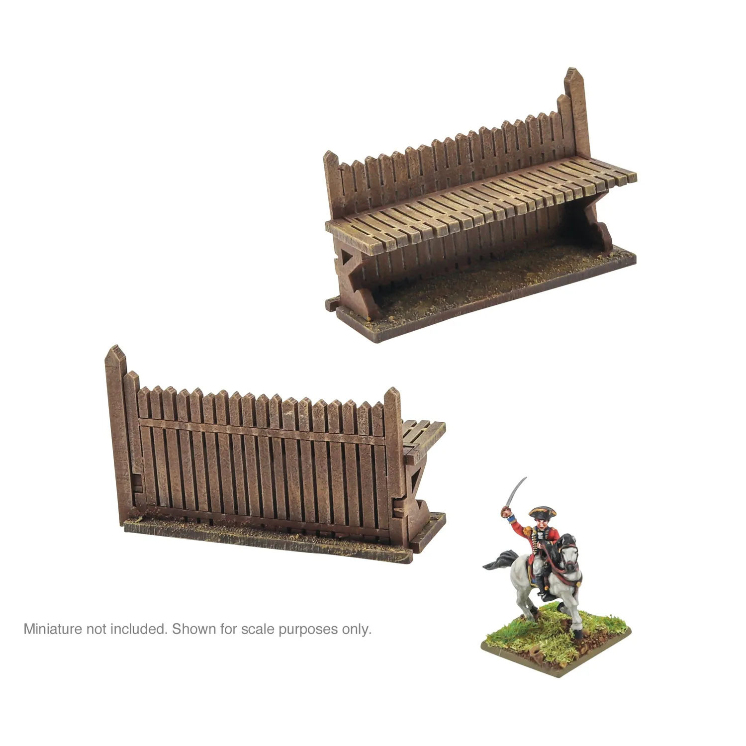 Black Powder Epic Revolution Palisade Walls décor droit MDF