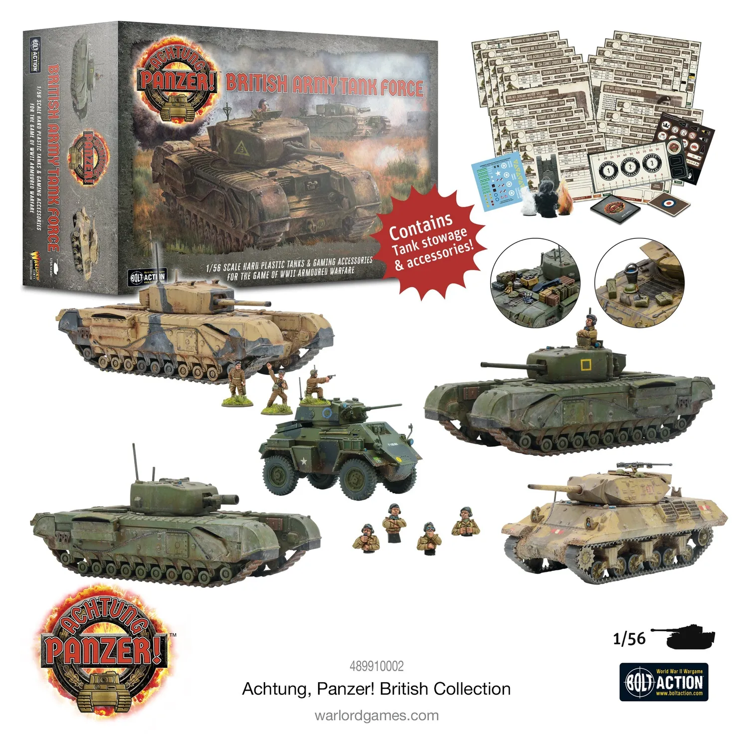 Bolt Action Achtung Panzer! British Collection coffret chars britanniques