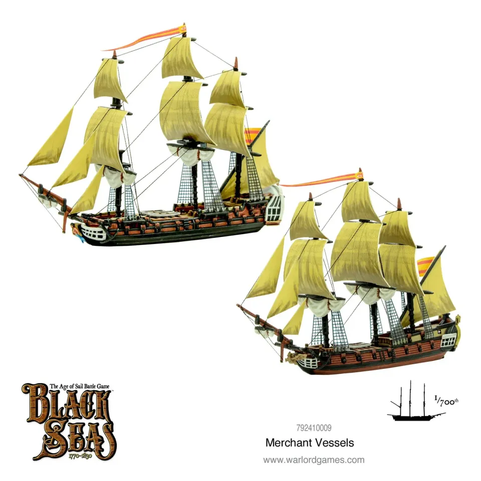 Black Seas Merchant Vessels navires résine 2 bateaux marchands
