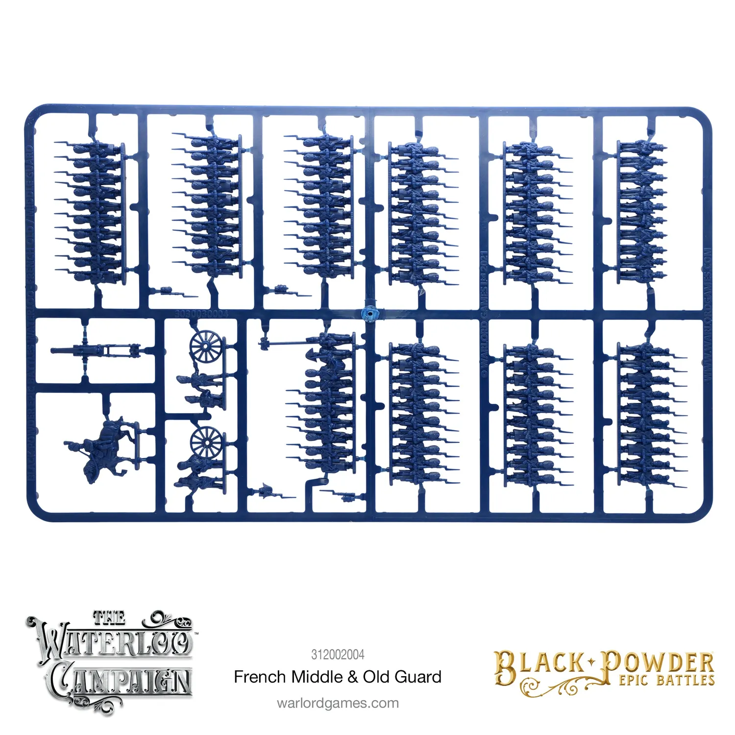 Black Powder Epic Battles French Middle & Old Guard figurines plastique