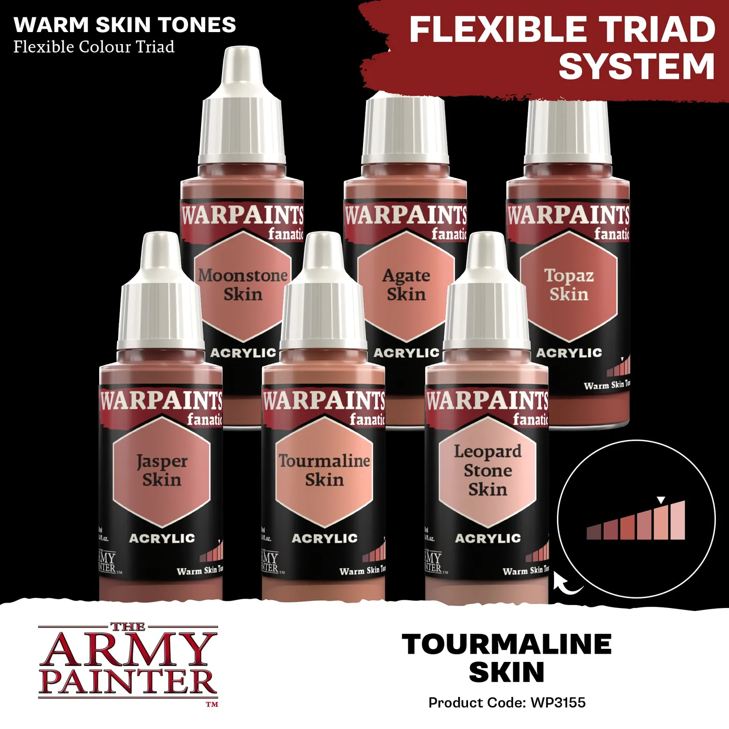 Army Painter Warpaints Fanatic Tourmaline Skin peinture 18 ml chair