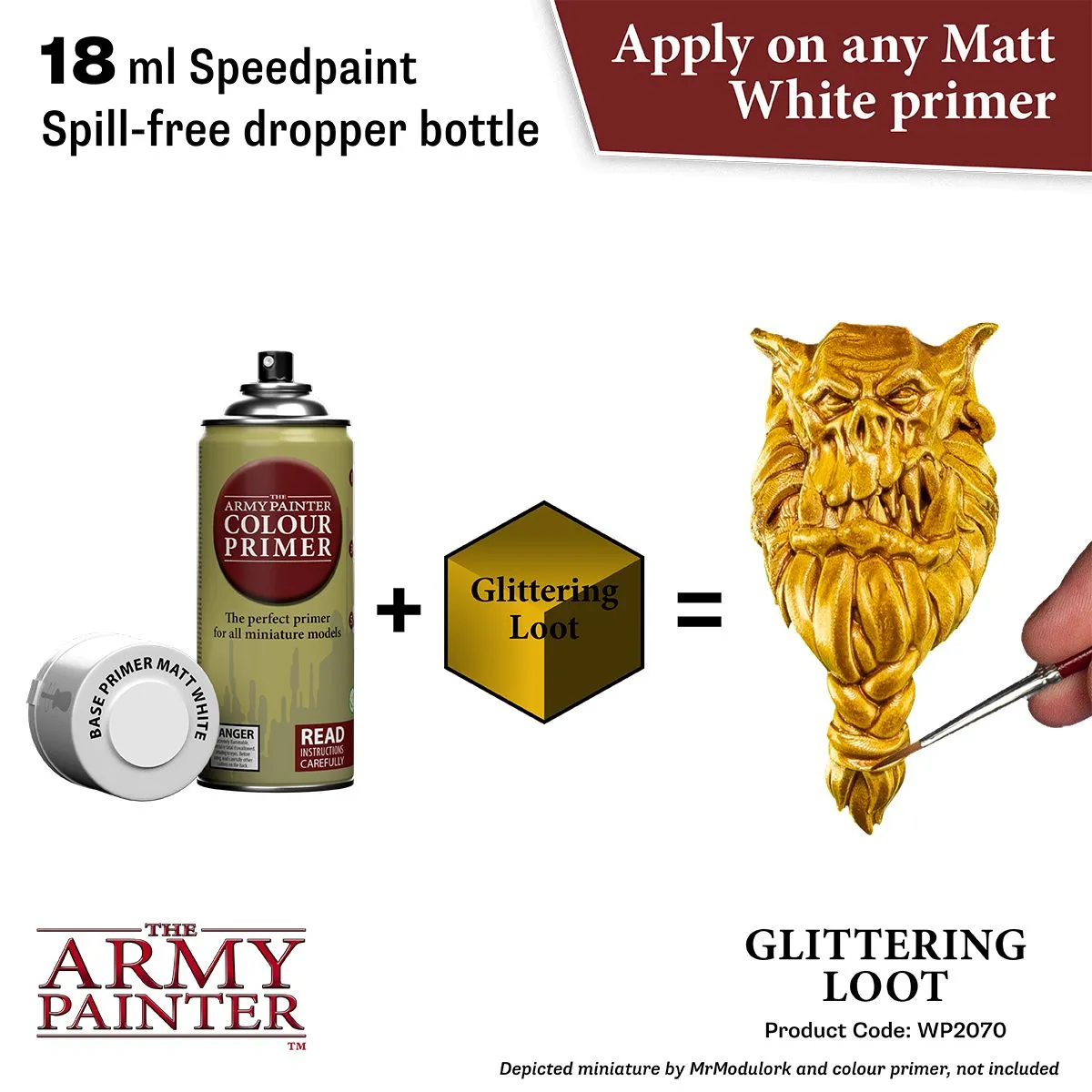 Army Painter Speedpaint Glittering Loot peinture métallique