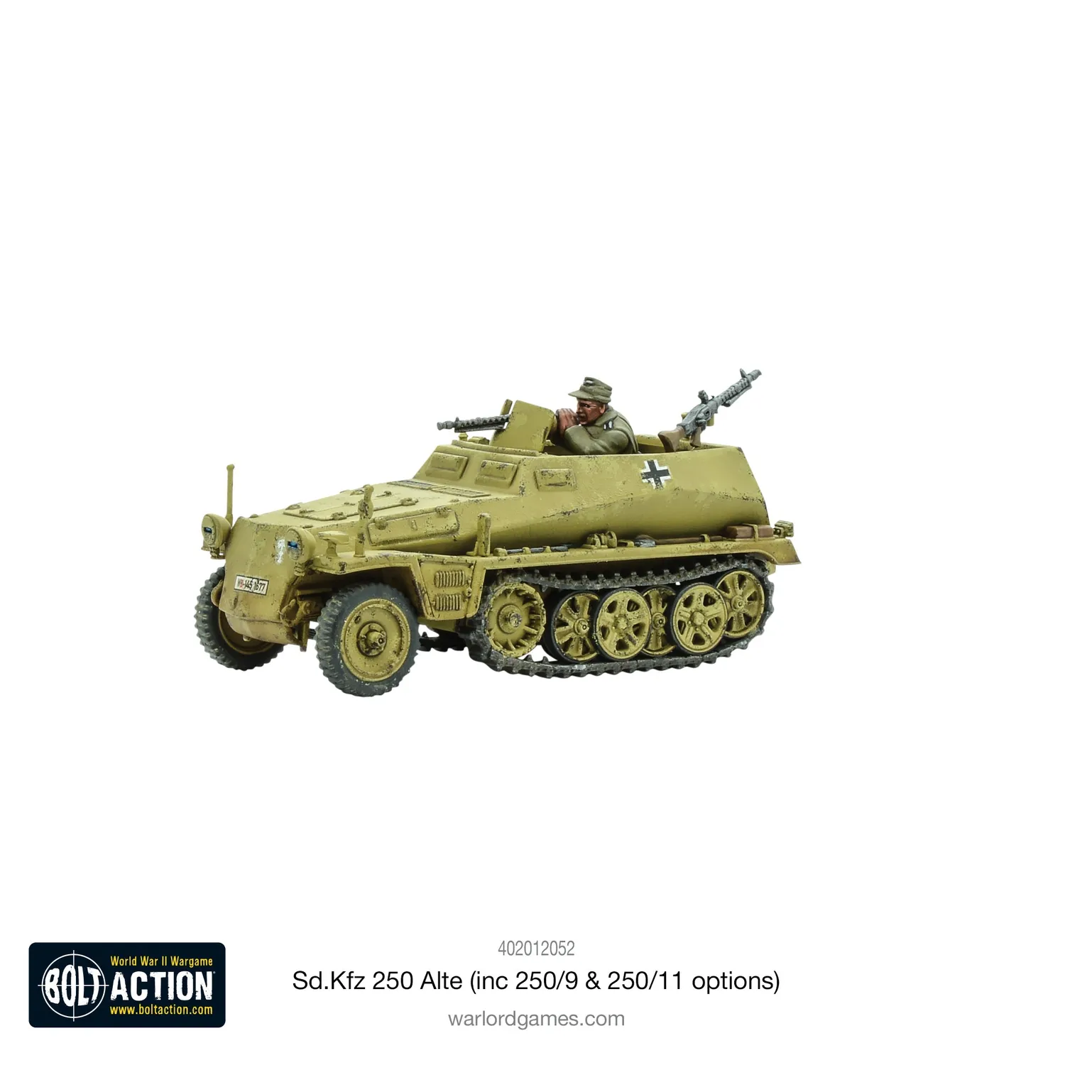 Bolt Action Sd.Kfz 250 (Alte) half-track plastique 3 variantes