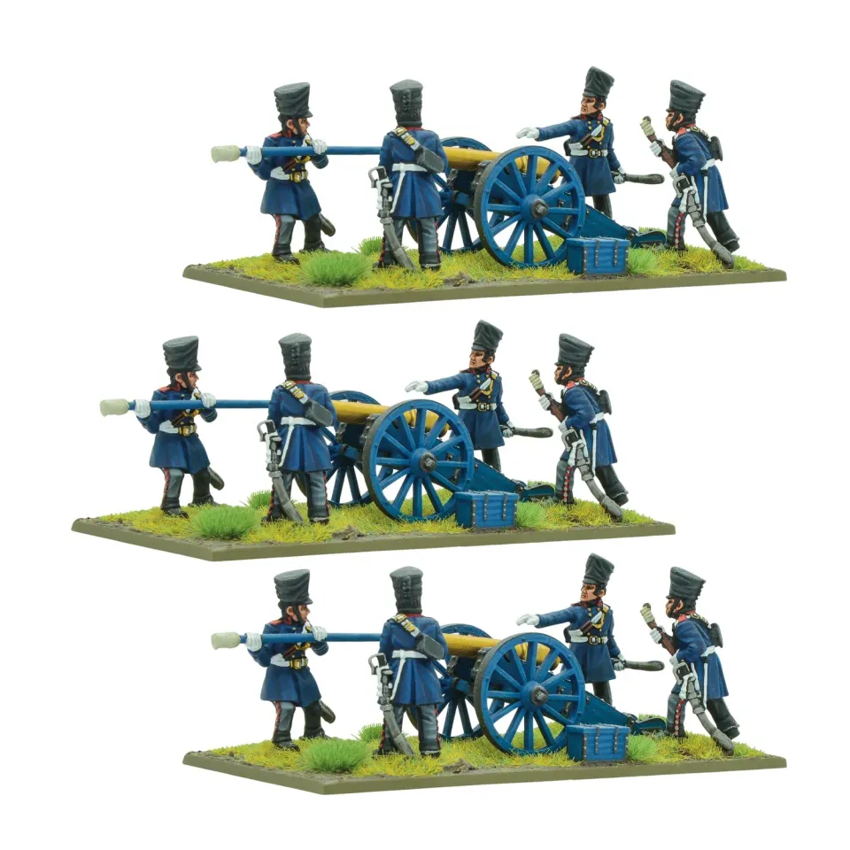 Black Powder Batterie Artillerie à Cheval Prussienne 1813-1815 métal