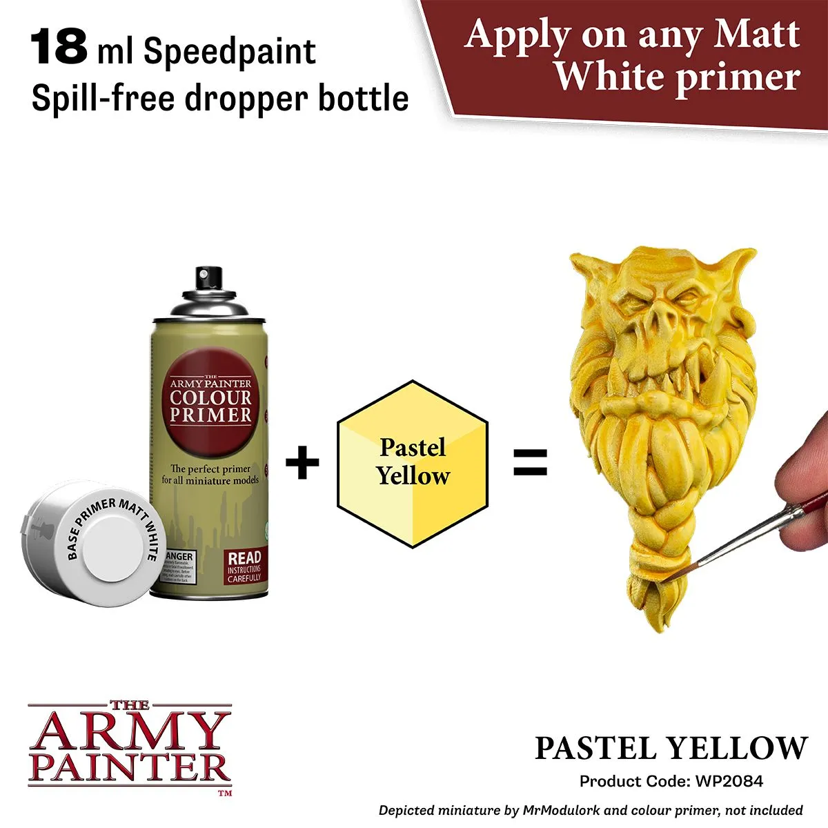 Bolt Action Speedpaint Pastel Yellow peinture jaune pastel