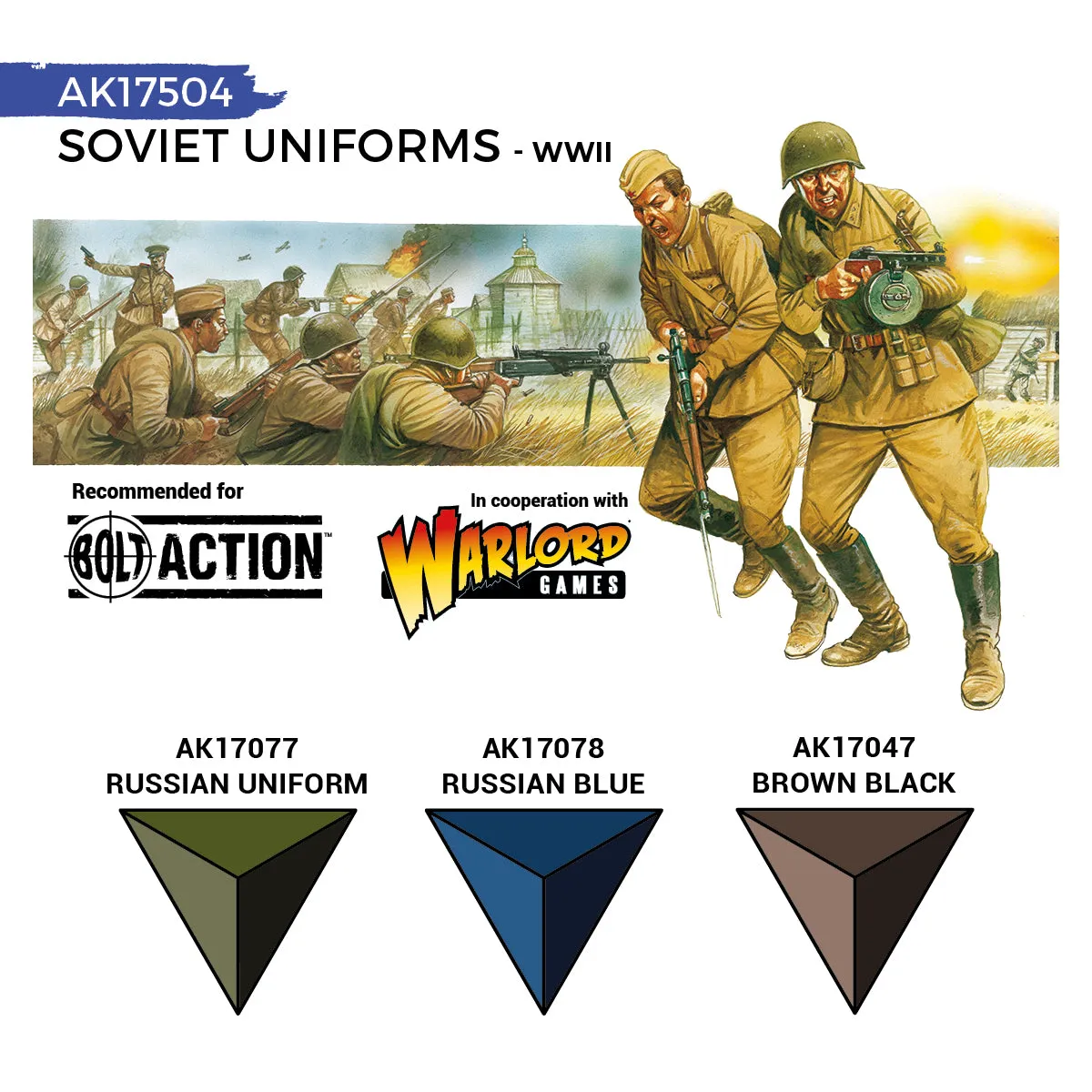 Bolt Action SOVIET UNIFORMS (QUICK GEN SET) set peinture uniforme soviétique