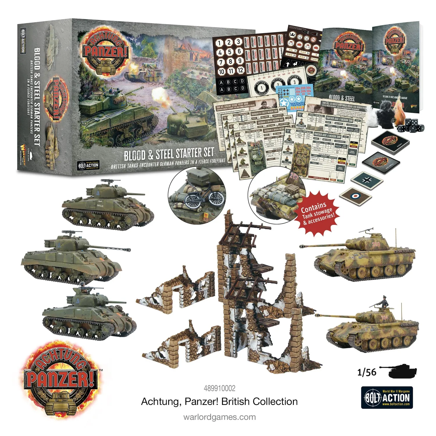 Bolt Action Achtung Panzer! British Collection coffret chars britanniques