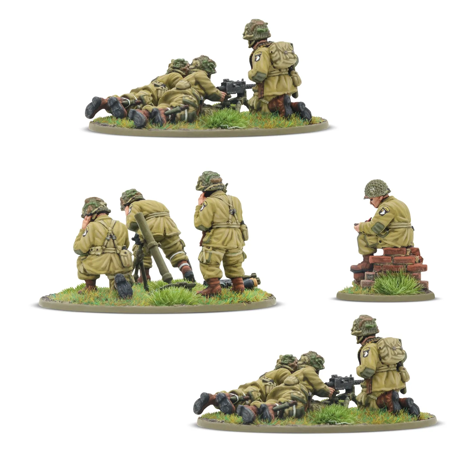 Warlord Bolt Action US Airborne D-Day armes lourdes