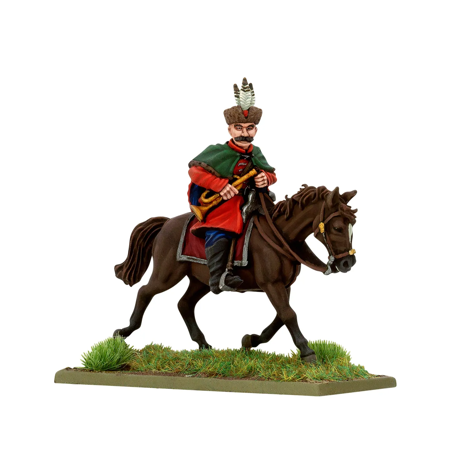 Warlord Games Pancerni heavy cavalry command figurines métal polonaises