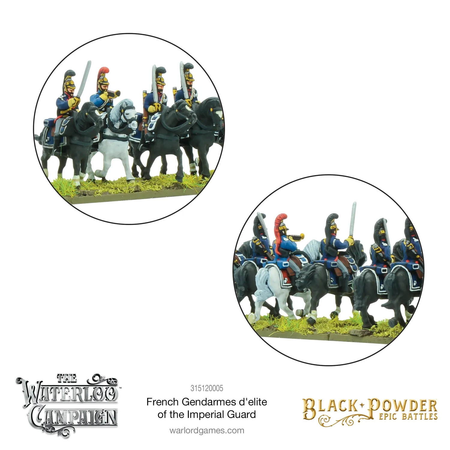 Warlord Games Epic Battles Waterloo gendarmes d'élite figurines