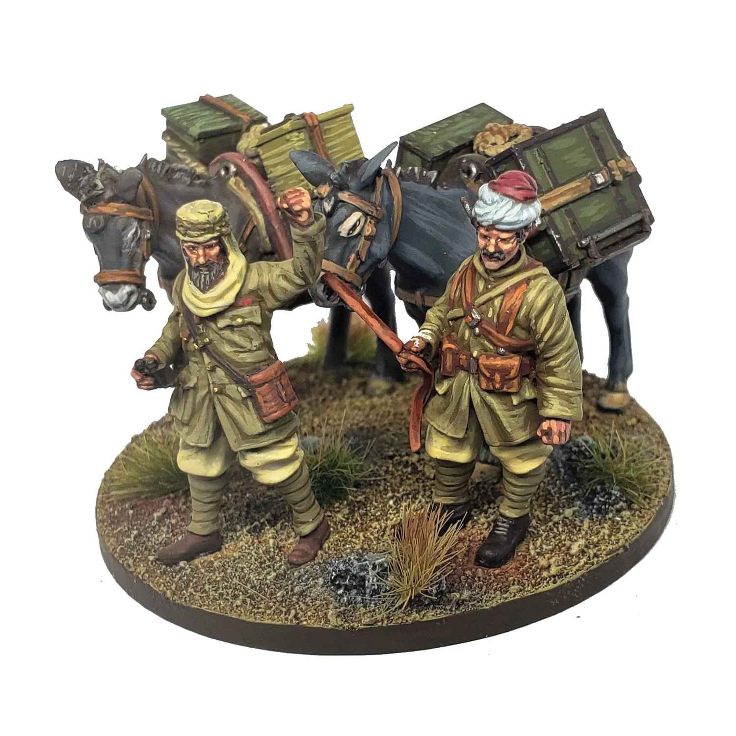 Des Tranchées aux Barricades Capitaine Pisani mules fichier STL 28mm