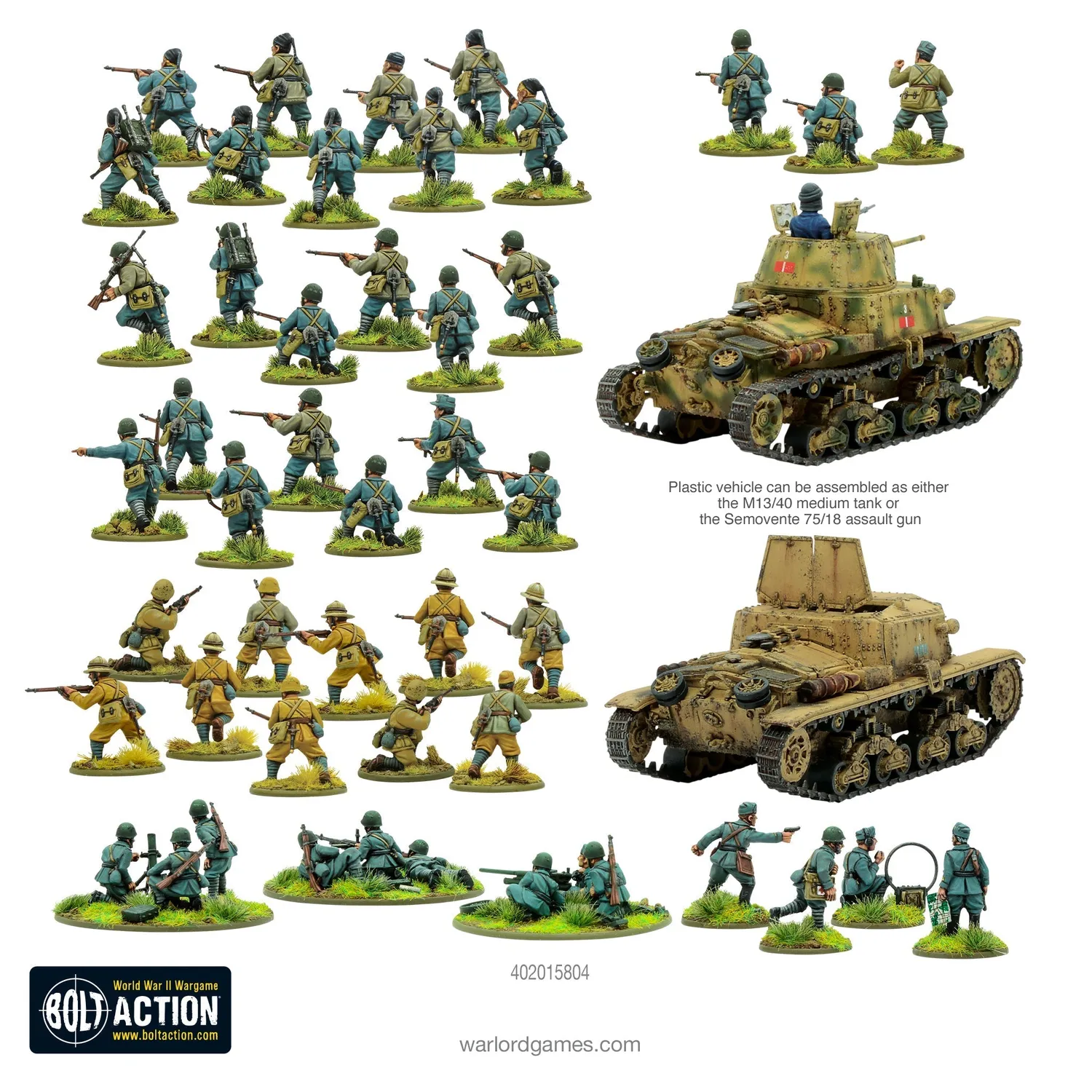 Warlord Games Bolt Action Avanti Savoia armée italienne