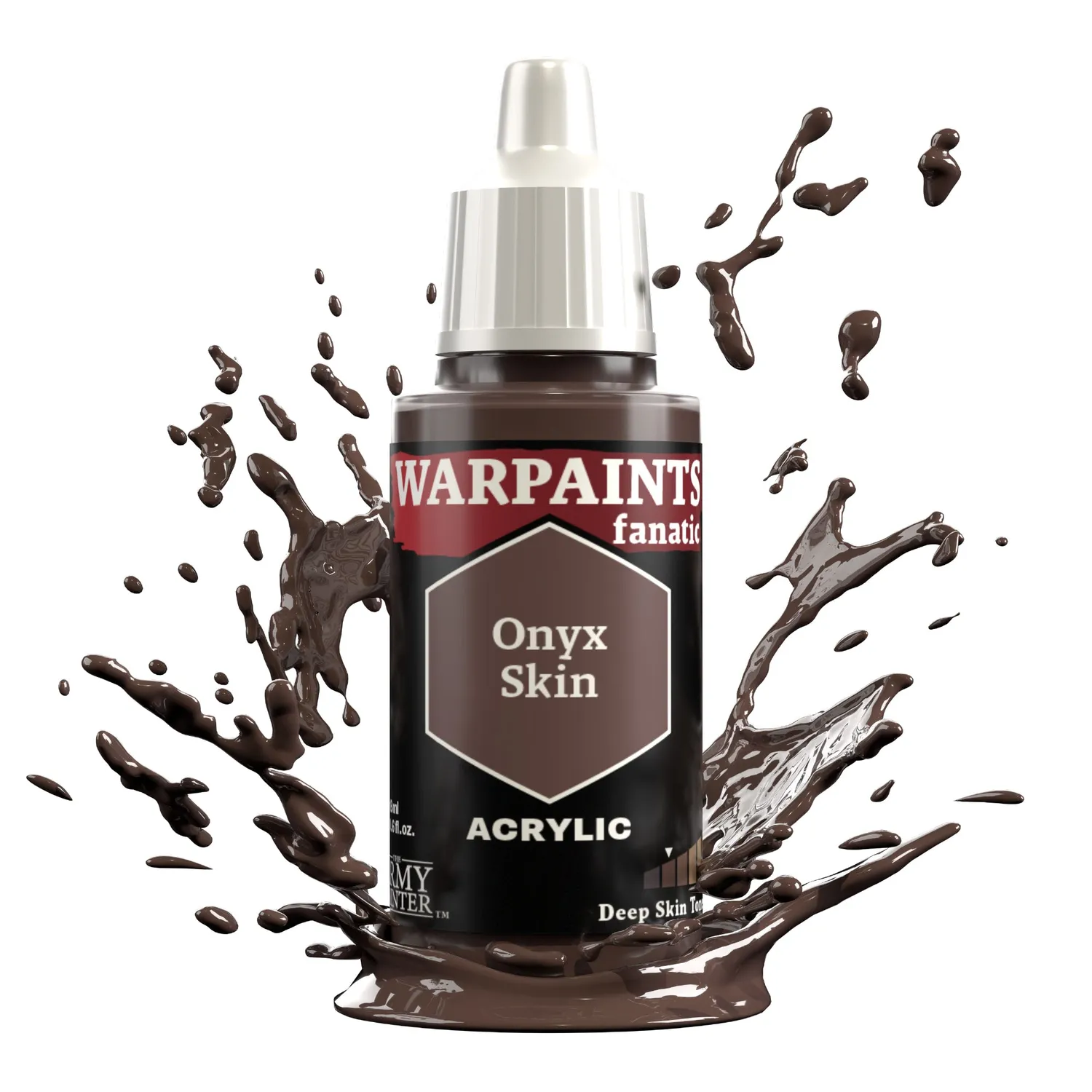 Bolt Action Warpaints Fanatic Onyx Skin peinture acrylique 18 ml couvrante