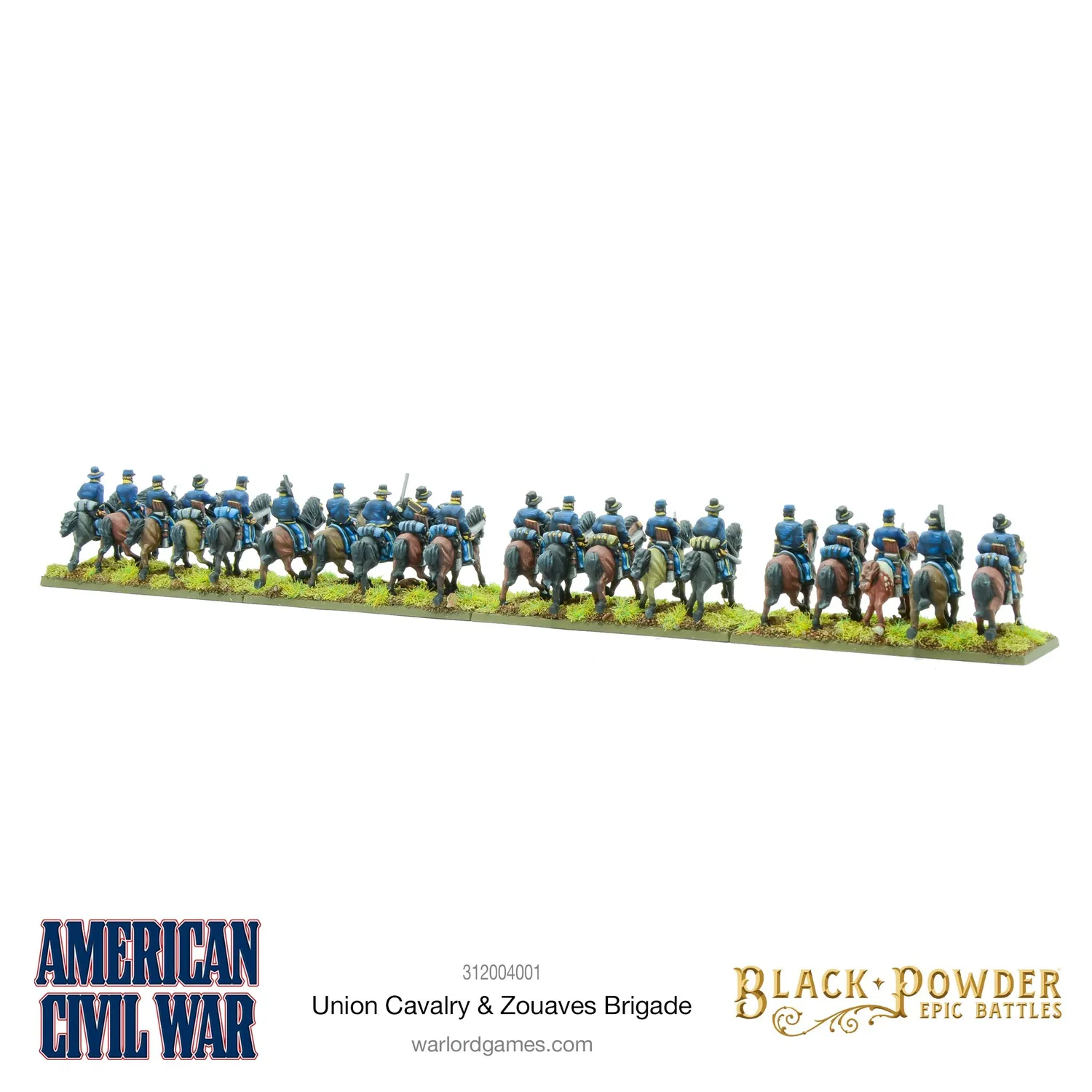 Bolt Action Black Powder Epic Battles American Civil War Union Cavalry & Zouaves Brigade figurines