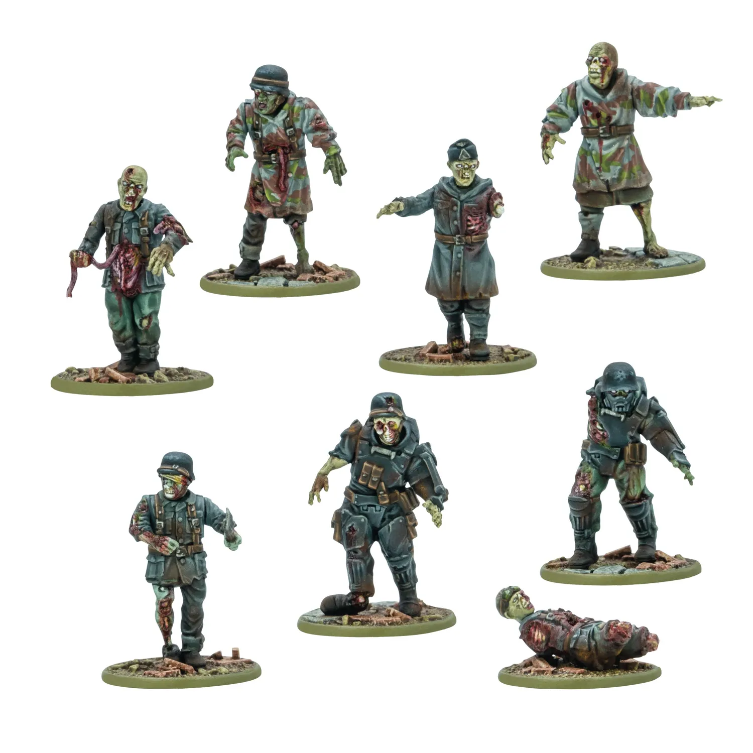 Bolt Action Konflikt 47 Totenkorps Horde figurines 30 plastique
