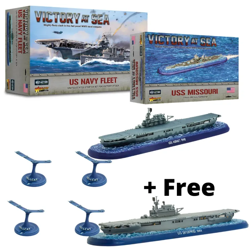 Bolt Action Victory at Sea Start Collecting US coffret flotte